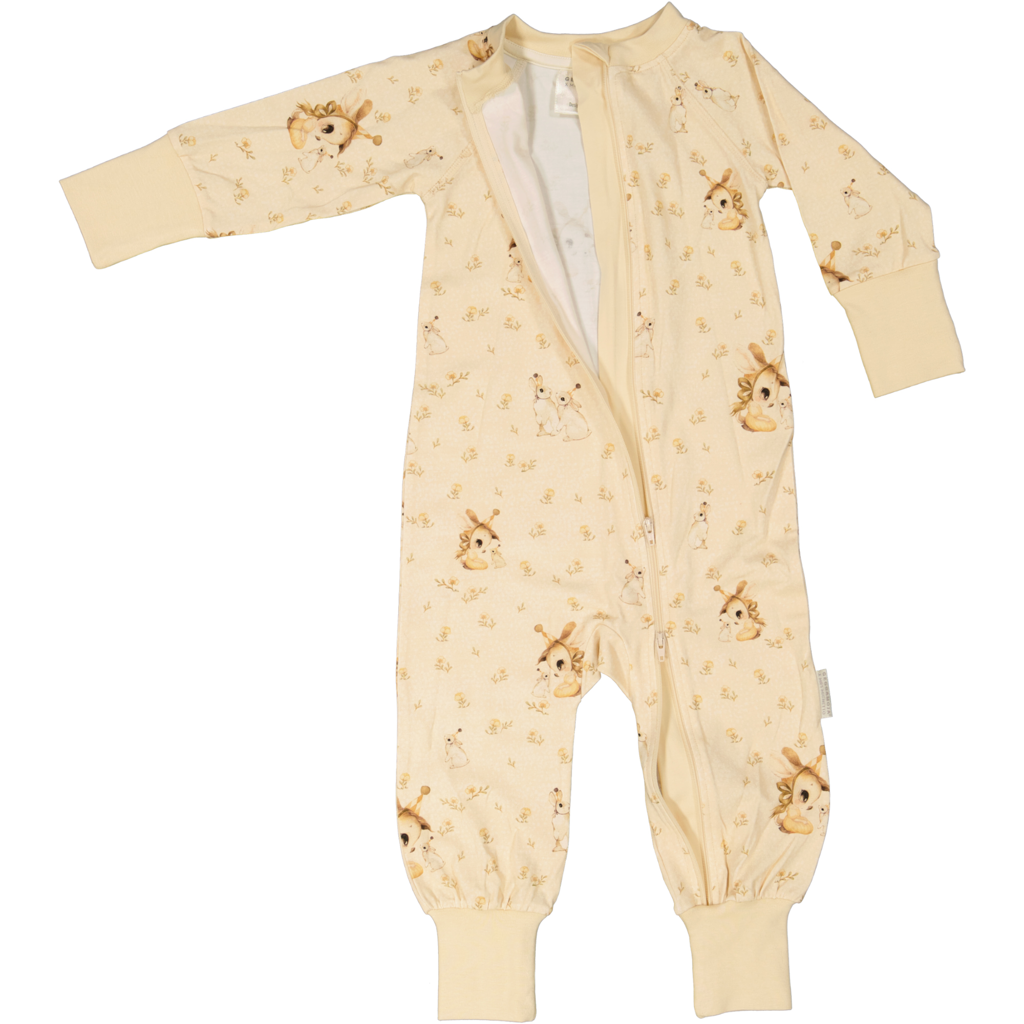 Bamboo baby pyjamas Stella pouder