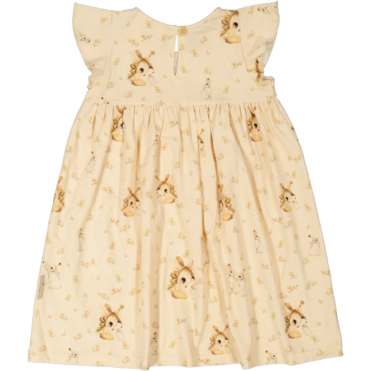 Bambu Klänning med volang Stella