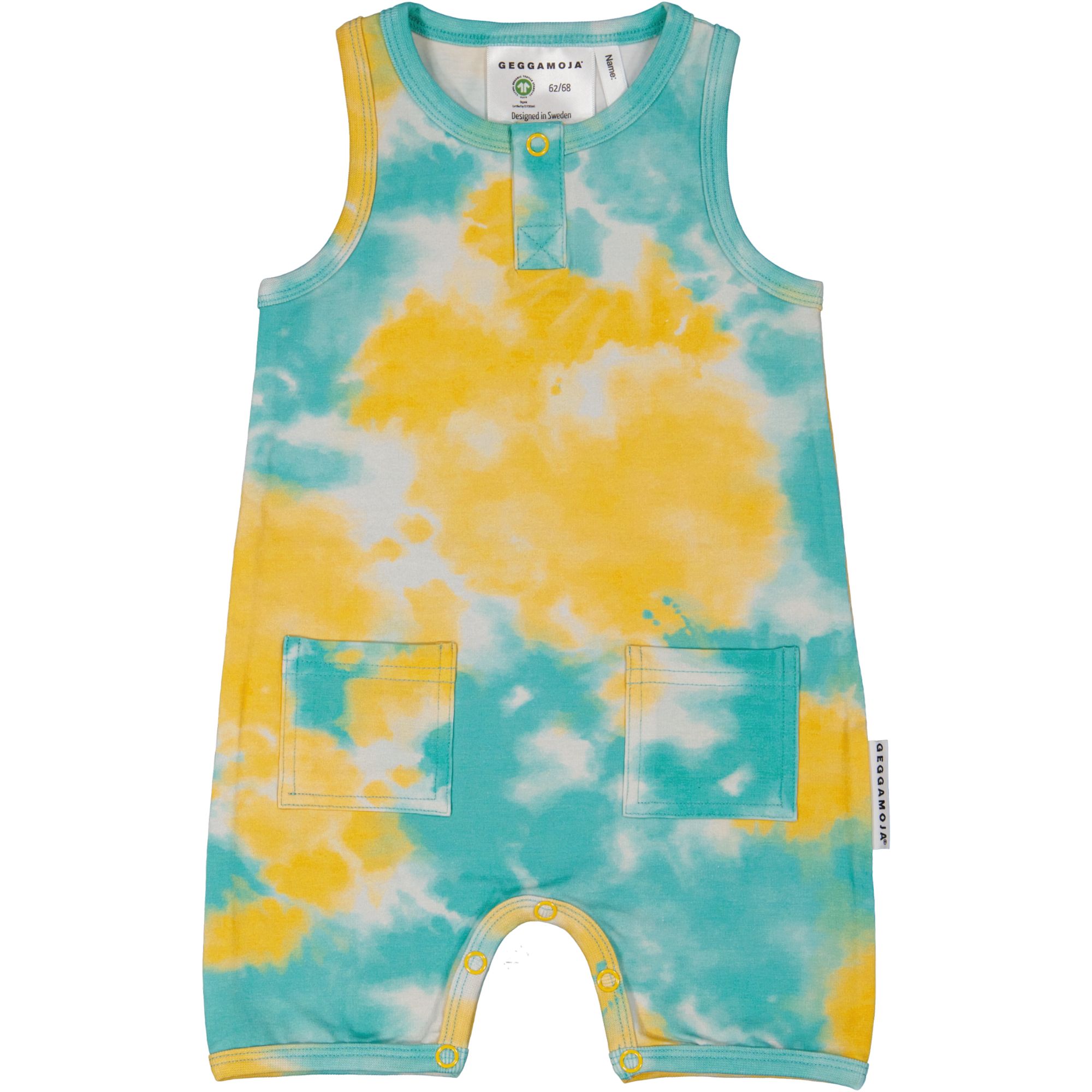 Jersey suit Tie dye yellow