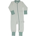 Pyjamas two way zip L.green/offwhite 86/92