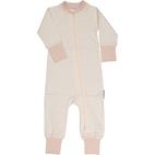 Pyjamas two way zip L.pink/offwhite 110/116