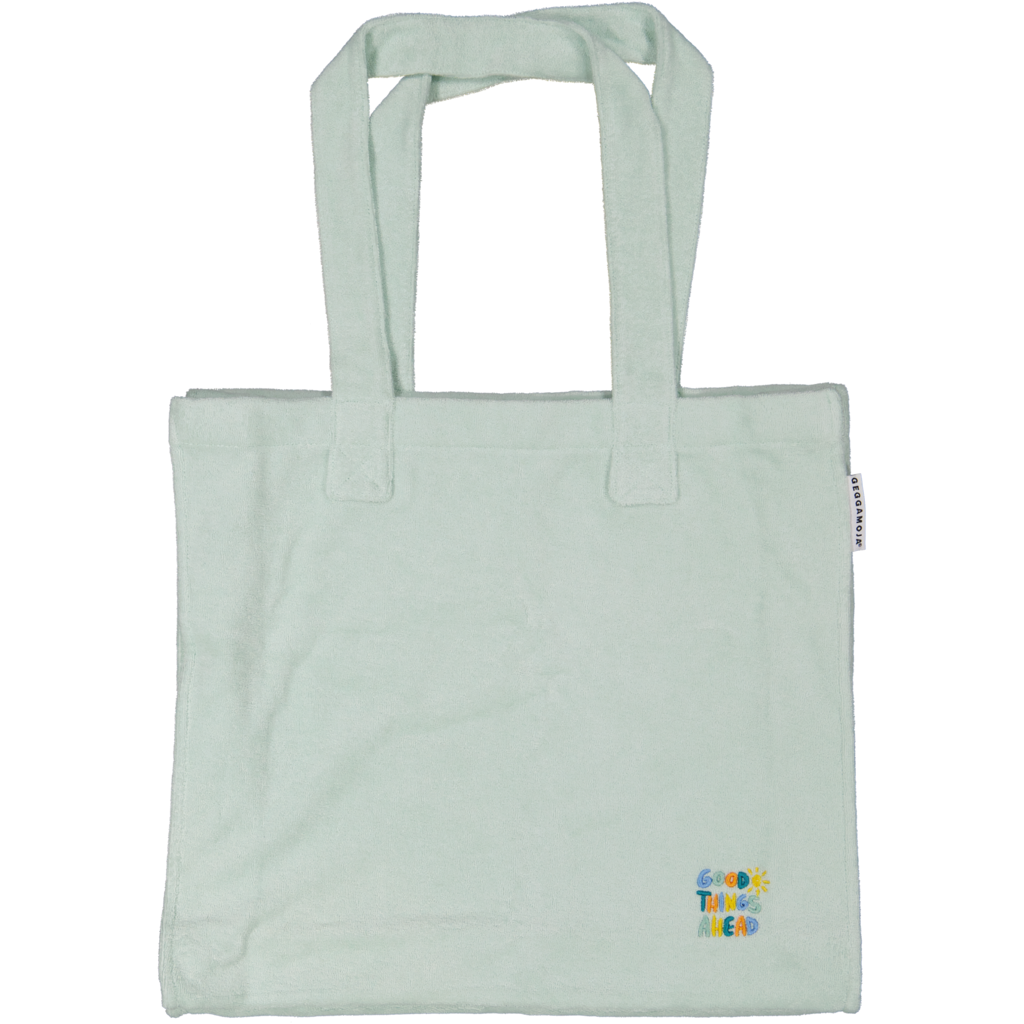 Terry tote bag Green  One Size