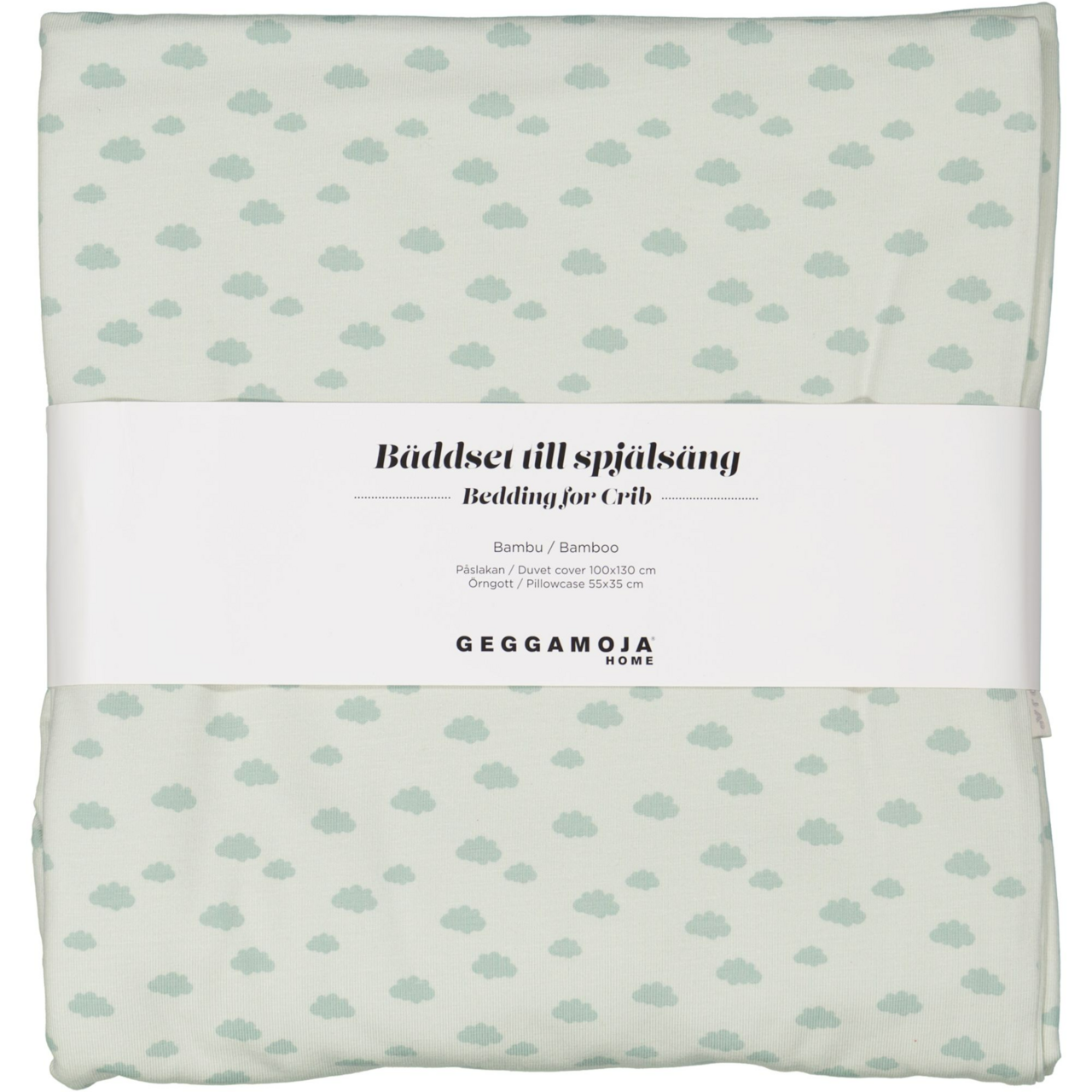 Bamboo bedding Green cloud  One Size