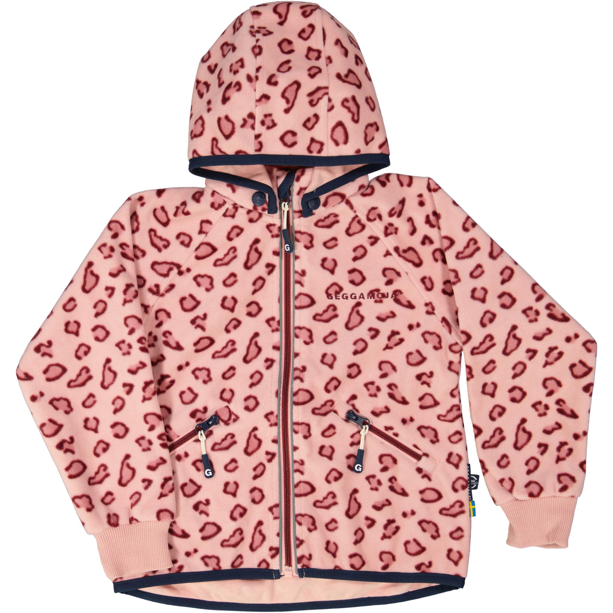 Wind fleece jacket Pink Leo