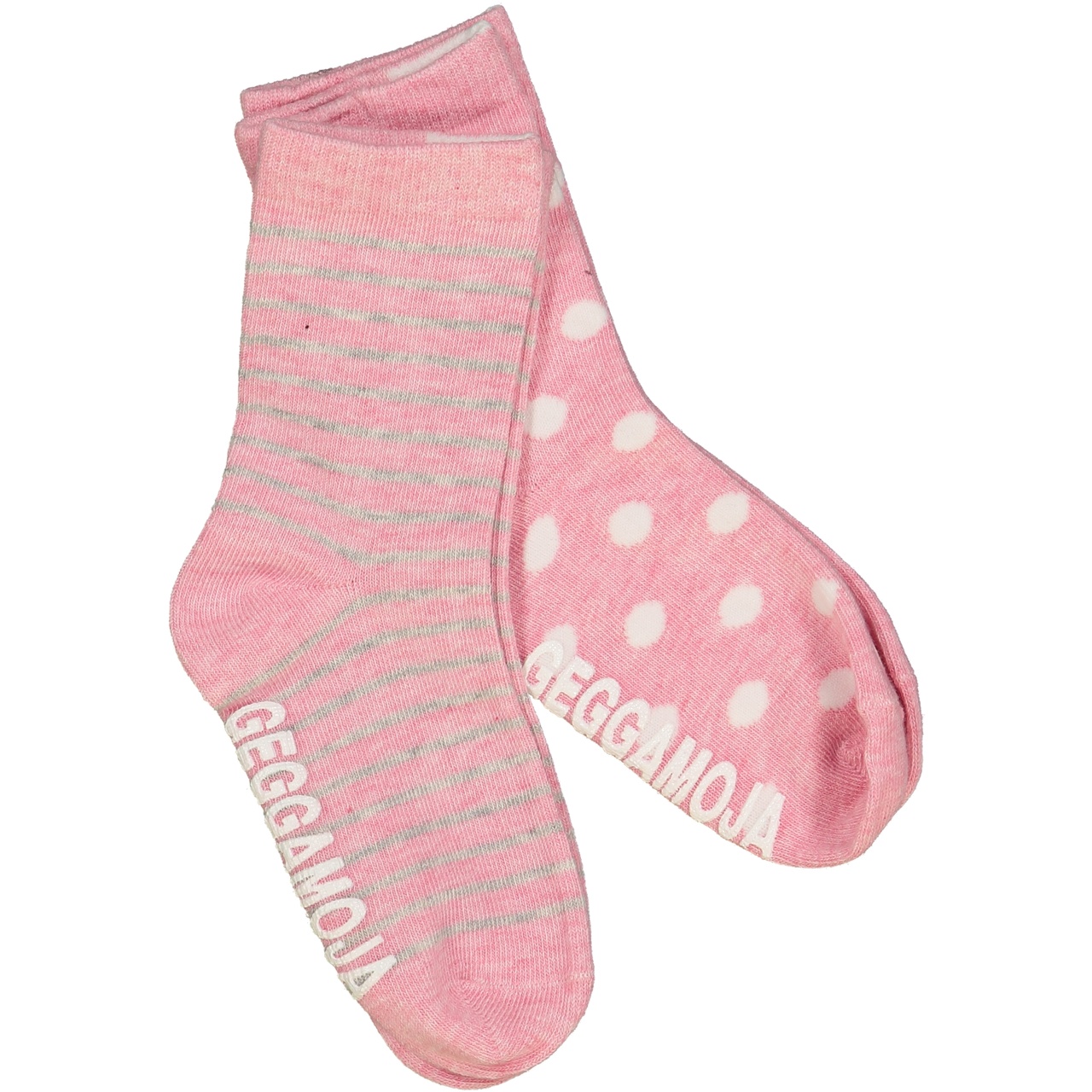 Antislip Sock Classic 2 Pack Pink Daisy solid
