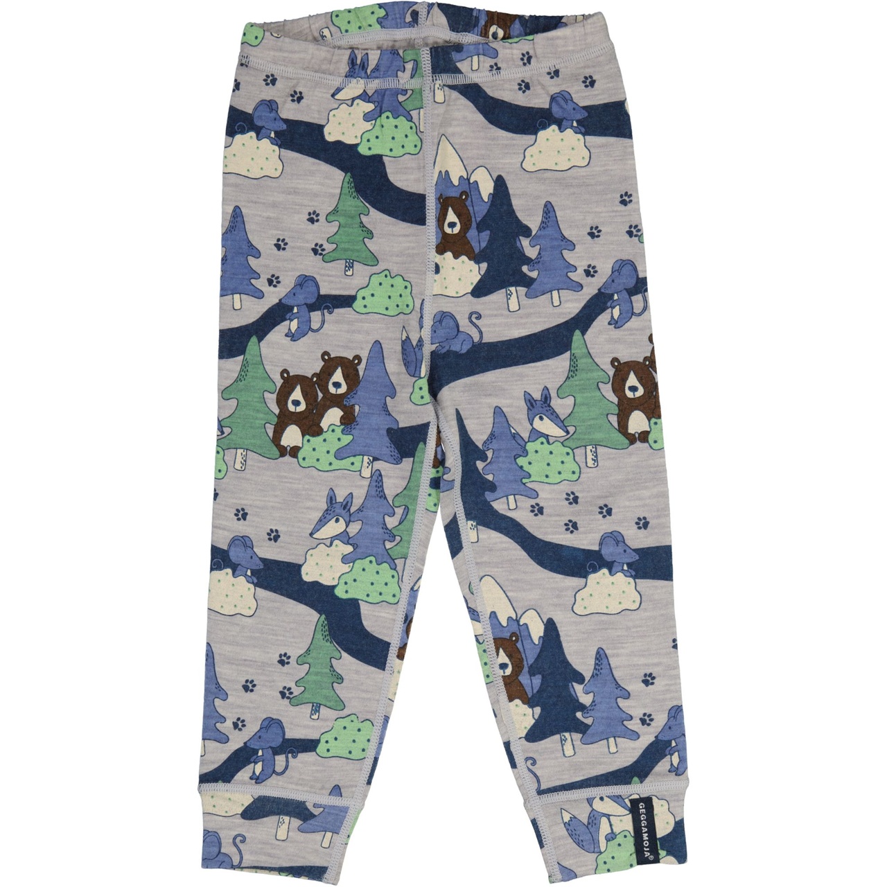 Merino wool pants Grey Forest  146/152