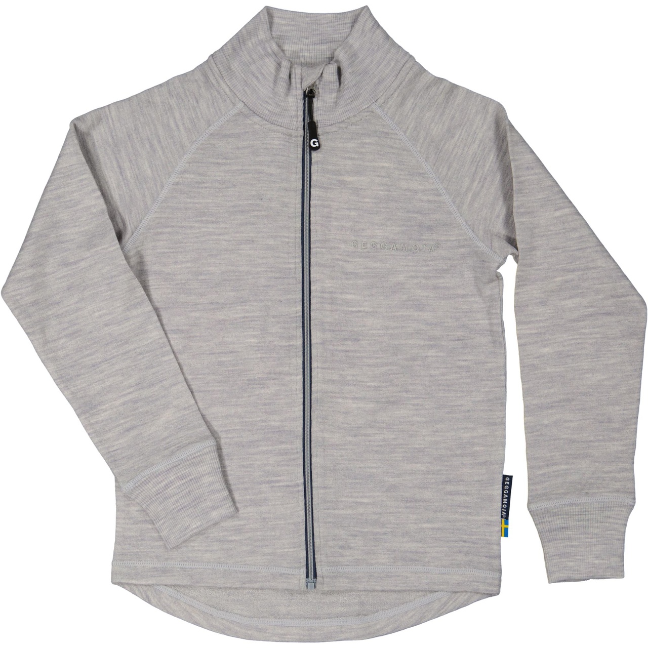 Terry wool jacket Grey melange  98/104