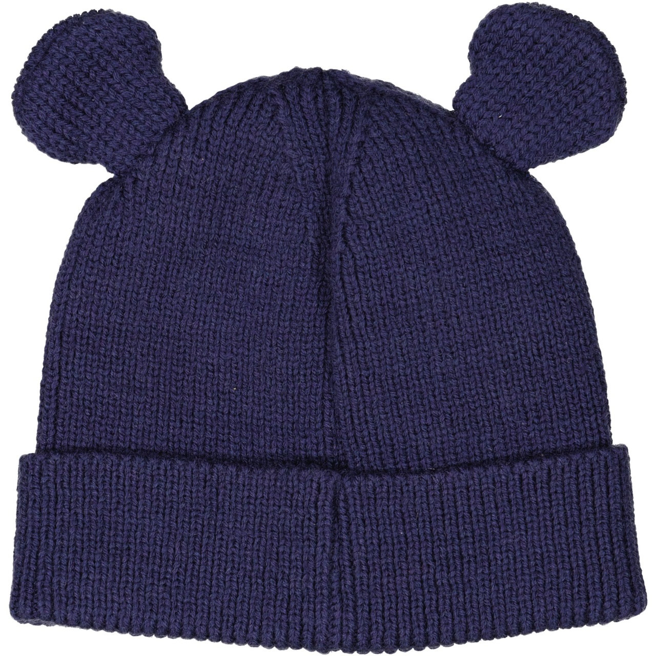 Knitted beanie ears Navy  2-6Y