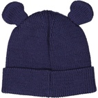 Knitted beanie ears Navy  2-6Y
