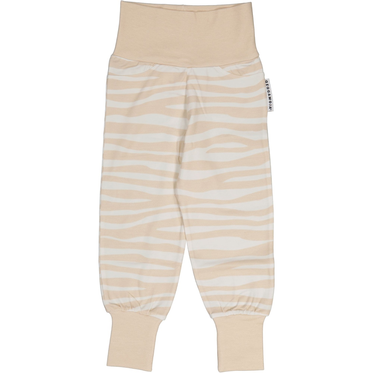 Bamboo Vauvan housut Soft beige zebra  62/68