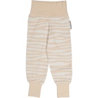 Bamboo baby pants Soft beige zebra  86/92