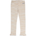 Bamboo leggings Soft beige zebra  62/68