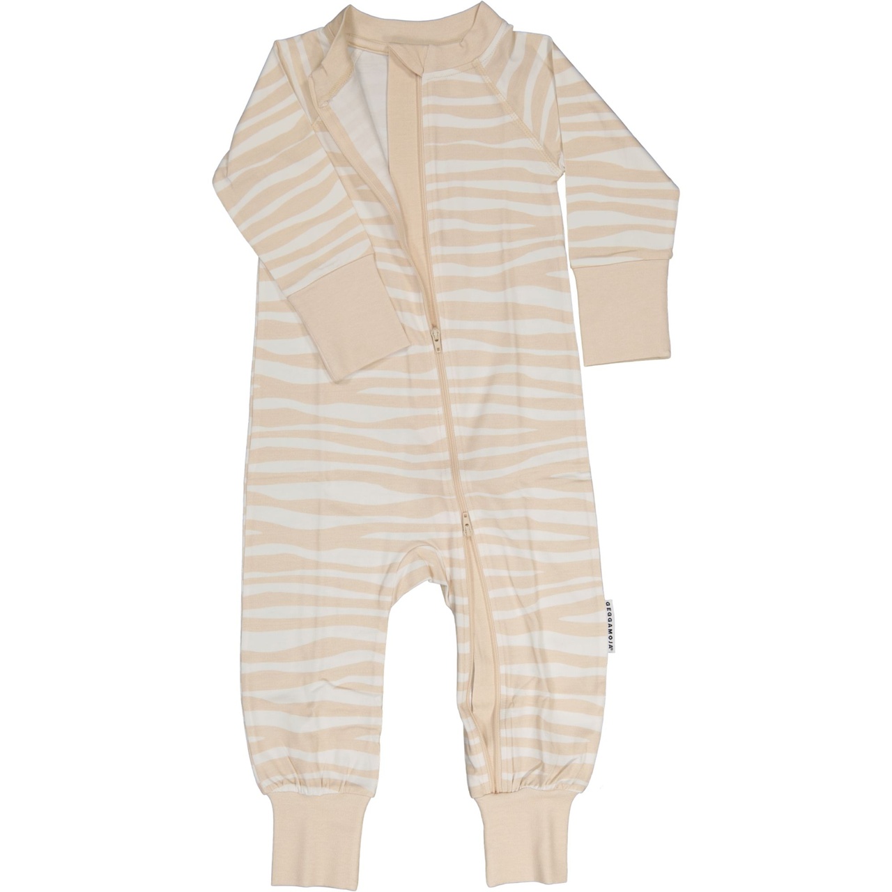 Bamboo Pyjamat Soft beige zebra