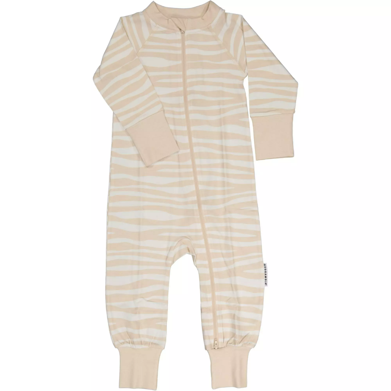 Bamboo Pyjamat Soft beige zebra 74/80