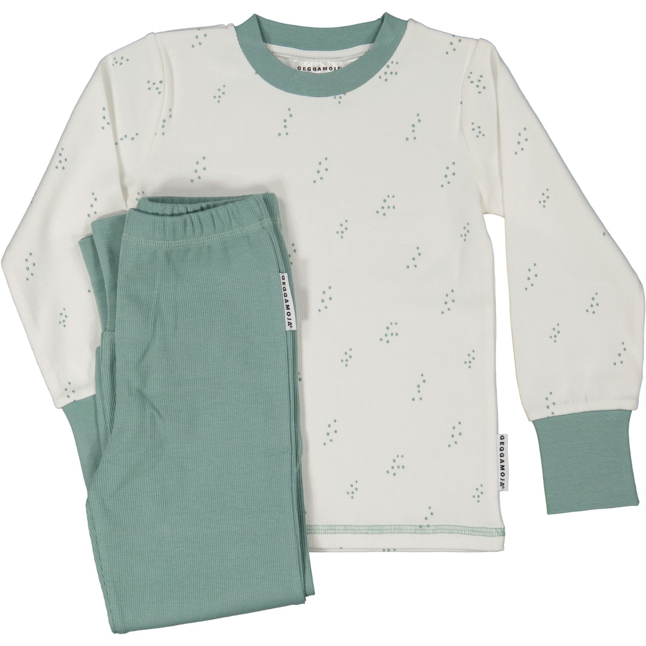 Kaksiosainen pyjama  Tiny vihreä dot 122/128