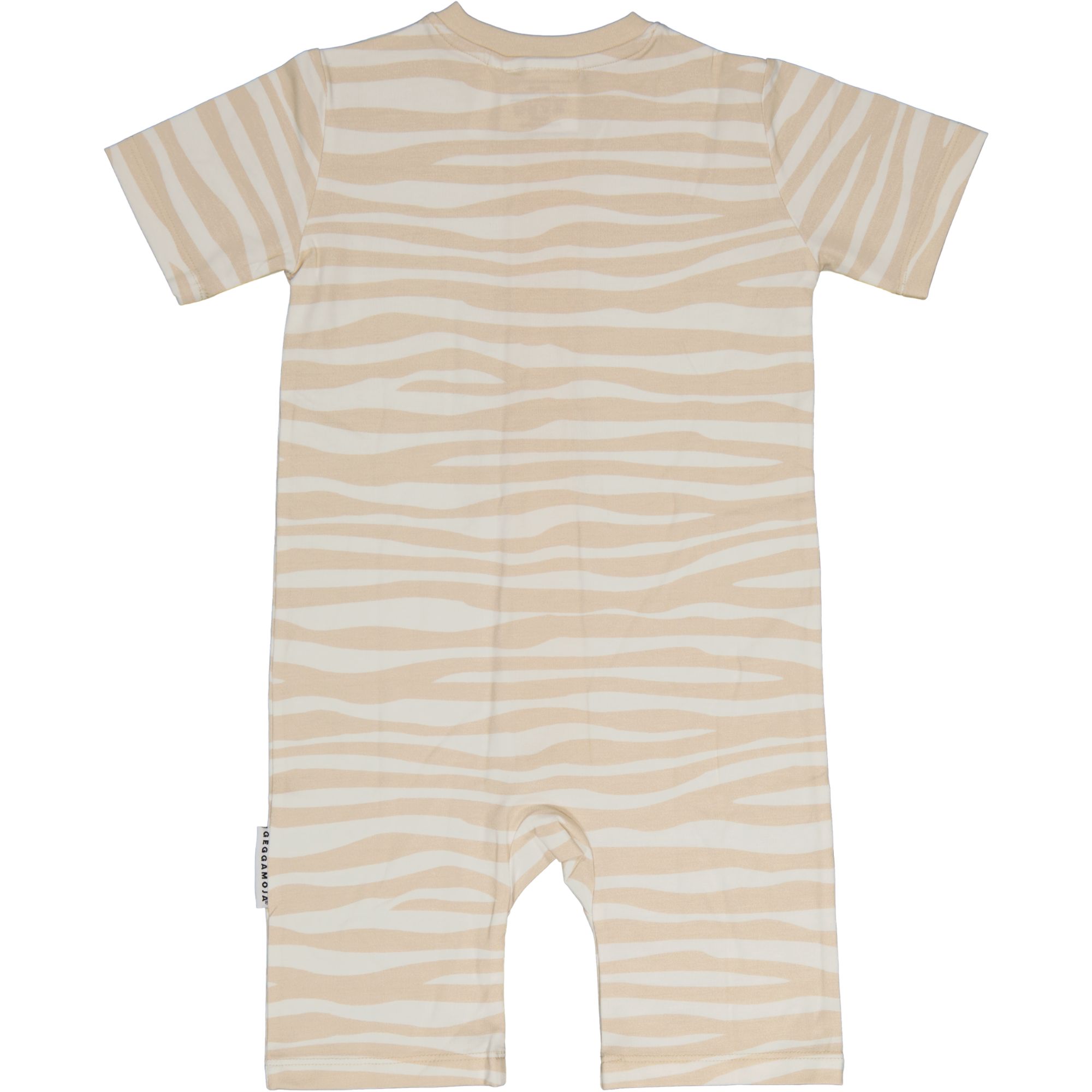 Bamboo summer pyjamas Soft beige zebra