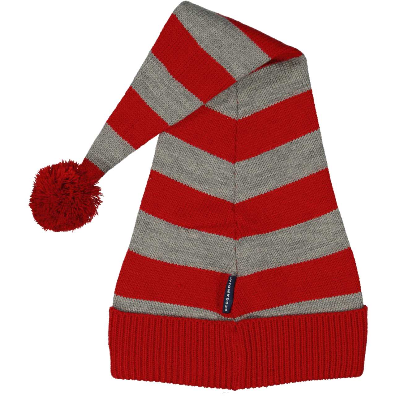 Christmas cap striped Red/grey mel str 6Y-Adult
