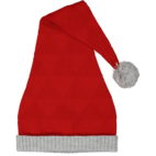 Knitted Christmas hat Red 0-2 Y