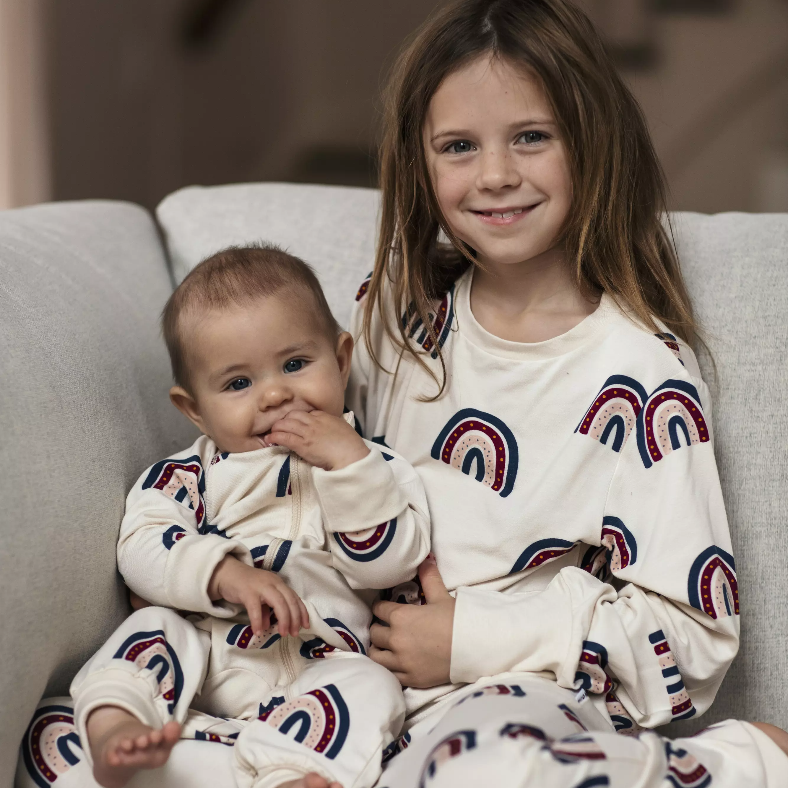 Bamboo two piece pyjamas Rainbow