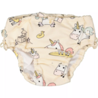 UV Baby swim pants Beige unicorn 50/56