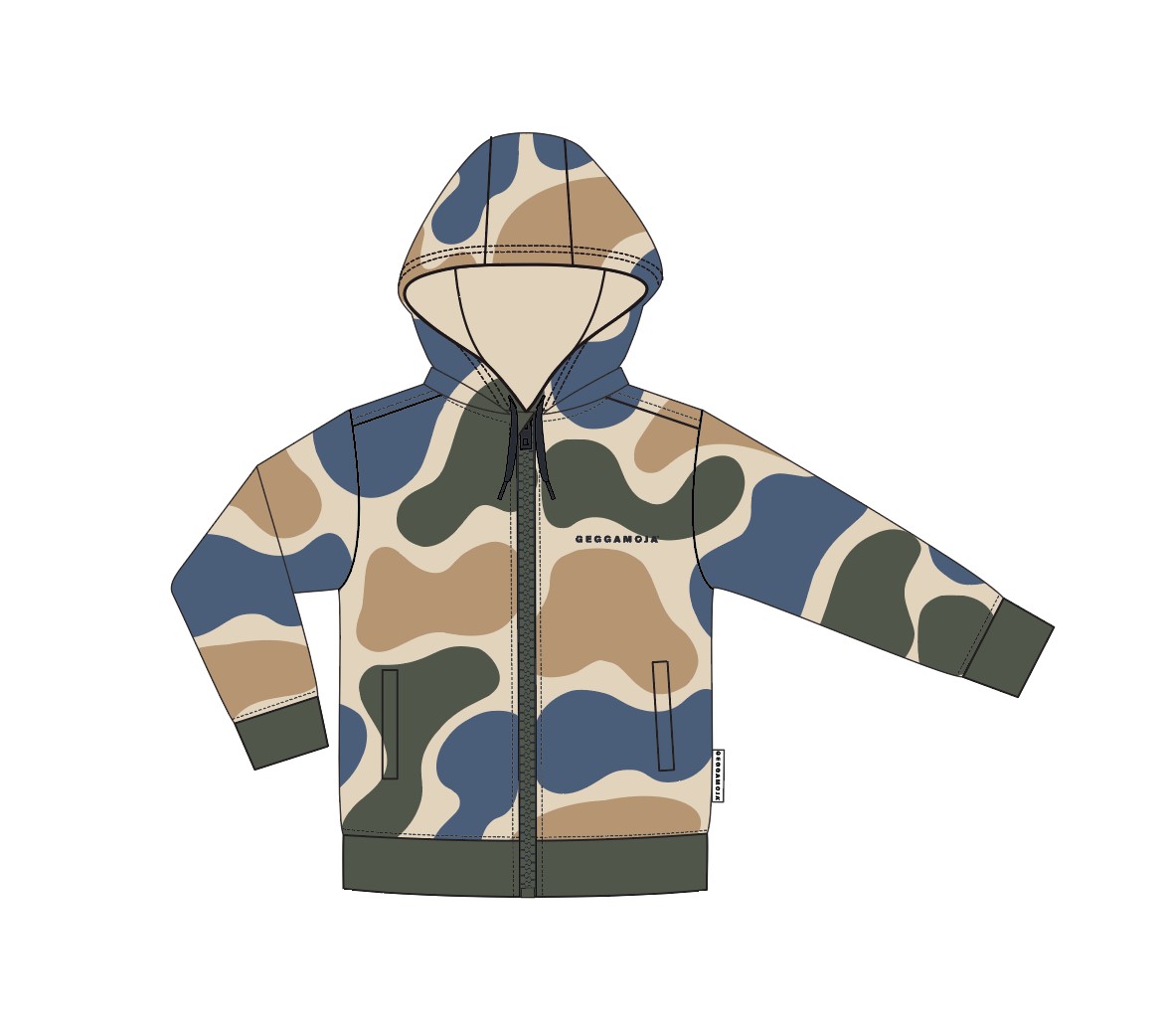 Collegehoodie Terazzo Beige