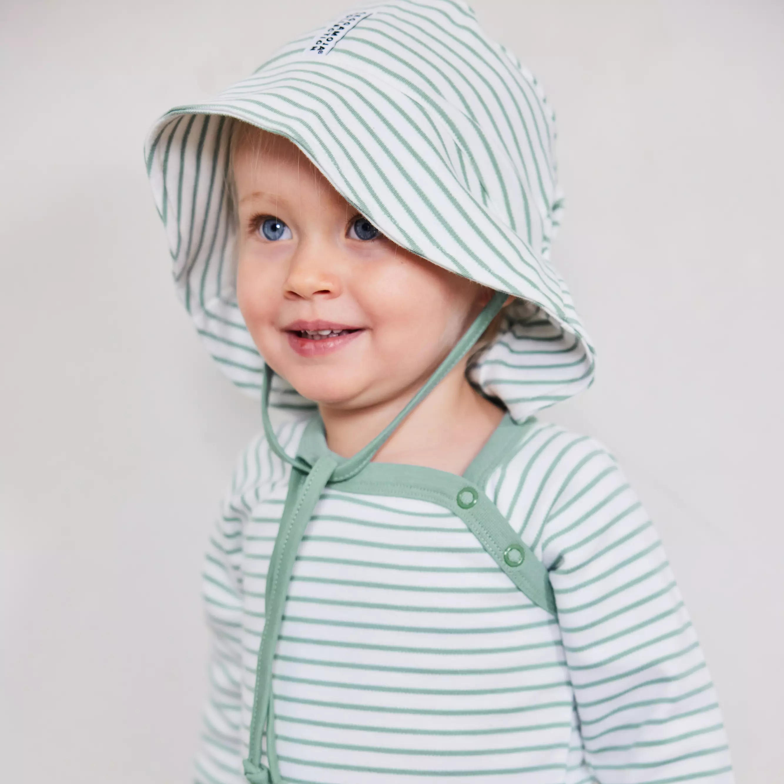 UV-solhatt Bambu Classic Ljusgrön/Grön