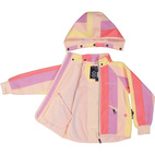 Wind fleece jacket Pink Stripe  110/116