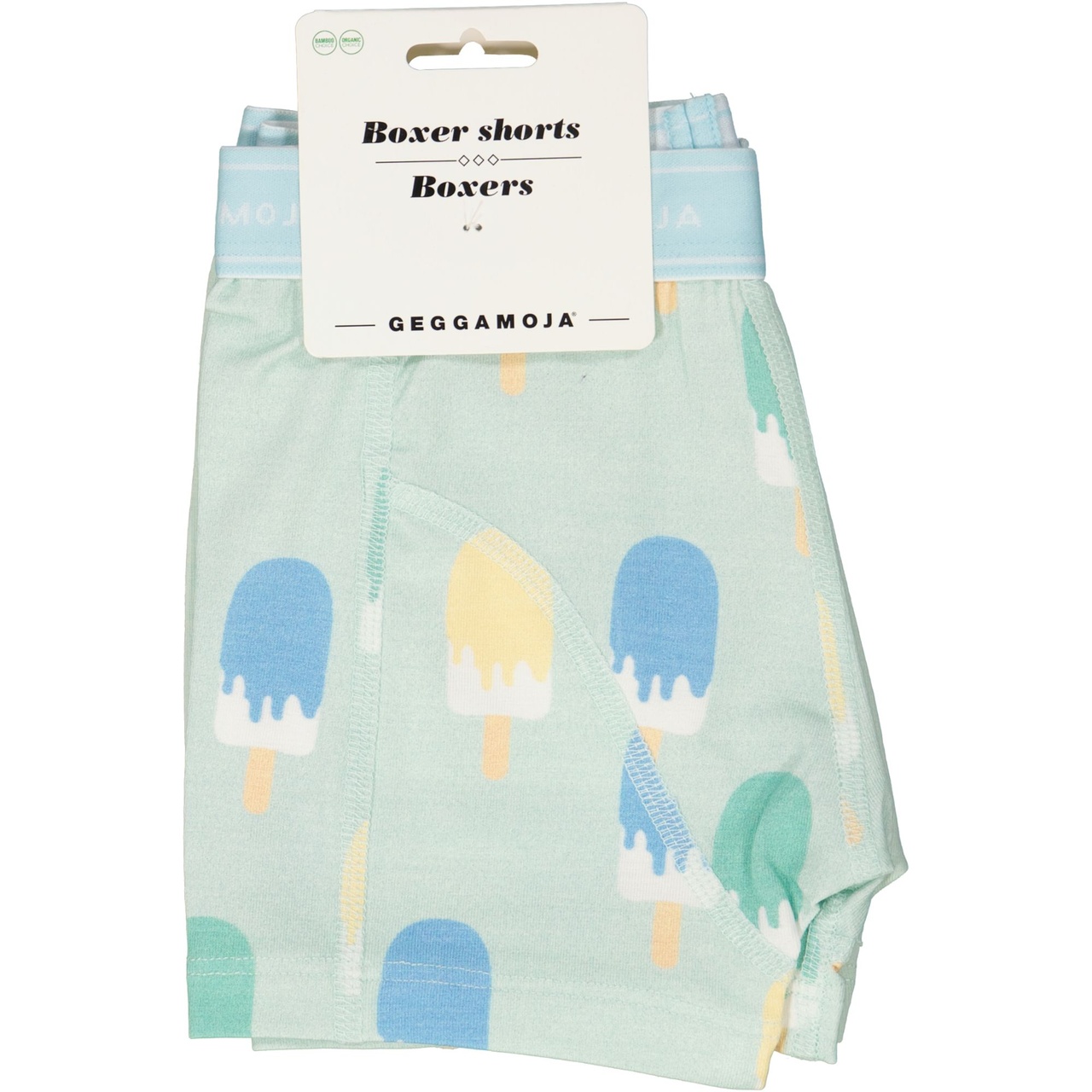 Bamboo boxer 2-pack Ice cream mint  86/92