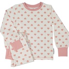 Kaksiosainen pyjama  vaaleanpunainen heart