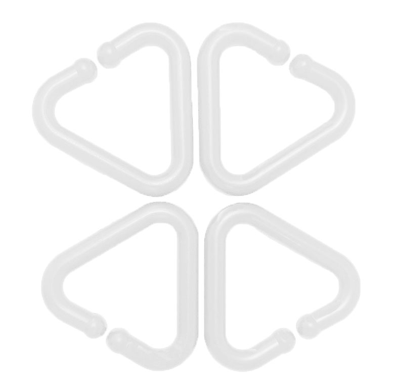 Barnvagnsring 4-pack Vit