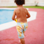 UV Swim shorts Tie dye yellow  98/104