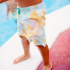UV Swim shorts Tie dye yellow  98/104