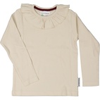 Flounce collar sweater Beige 110/116