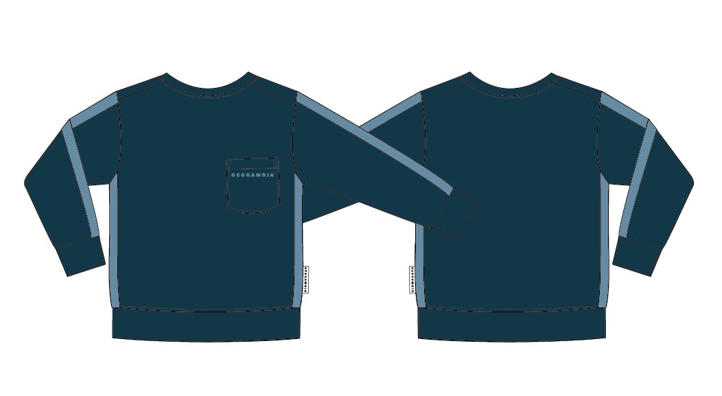 College Sweater Marinblå