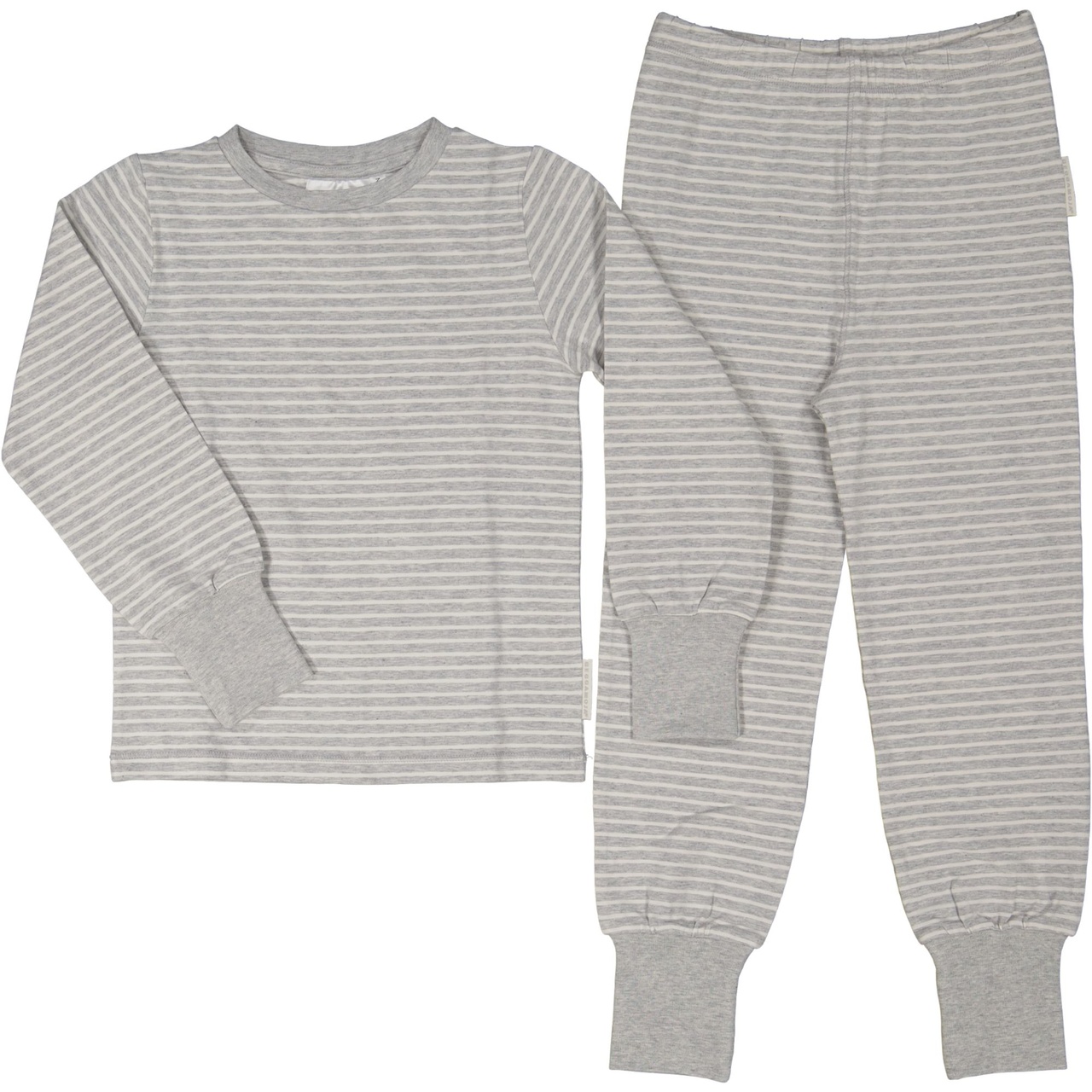 Two pcs pyjamas Classic Grey mel/white 98/104
