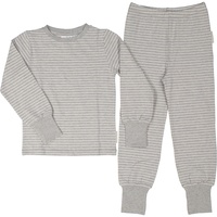 Tvådelad Pyjamas Bambu Classic Grå/Vit