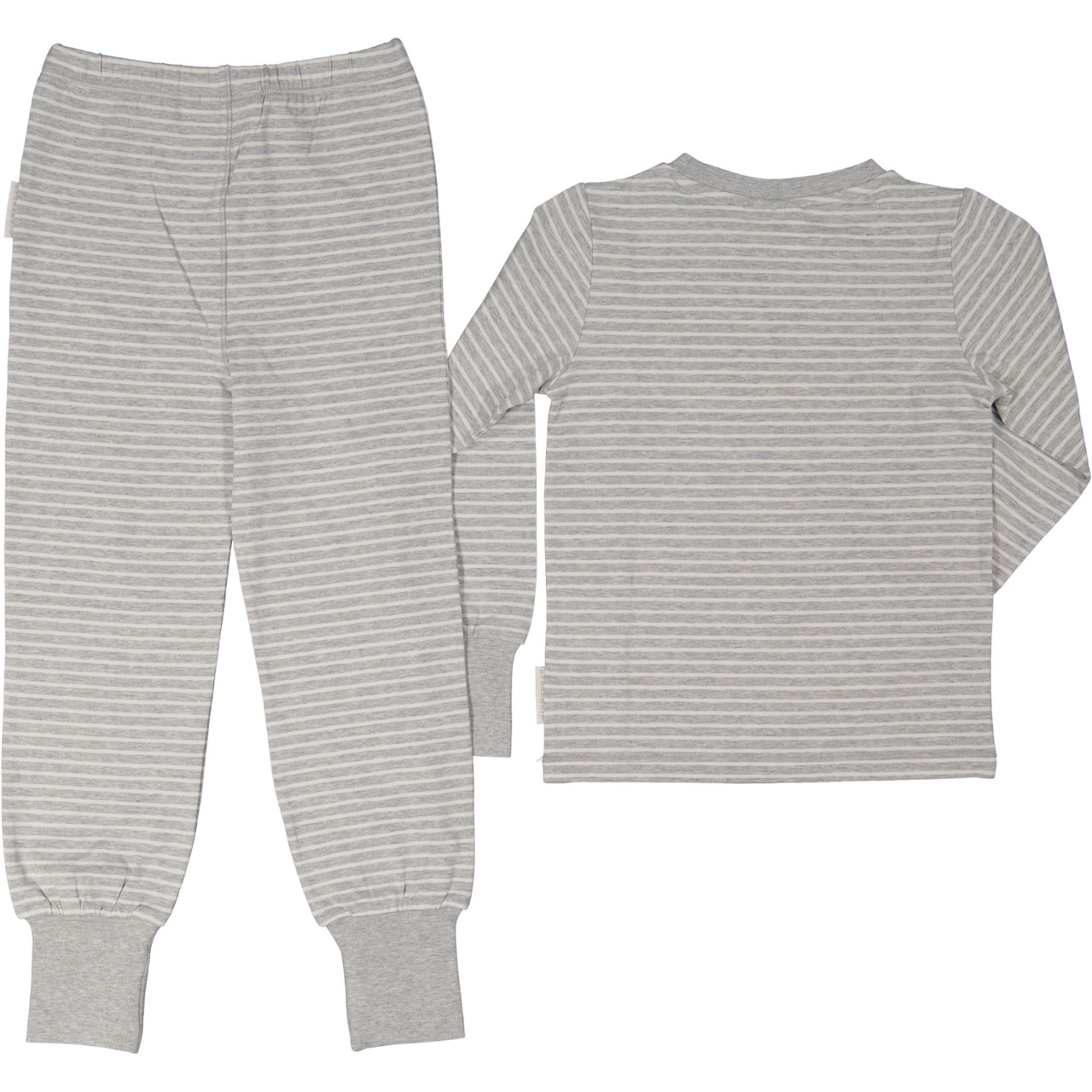 Kaksiosainen pyjama  Classic harmaa mel/valkoinen 98/104
