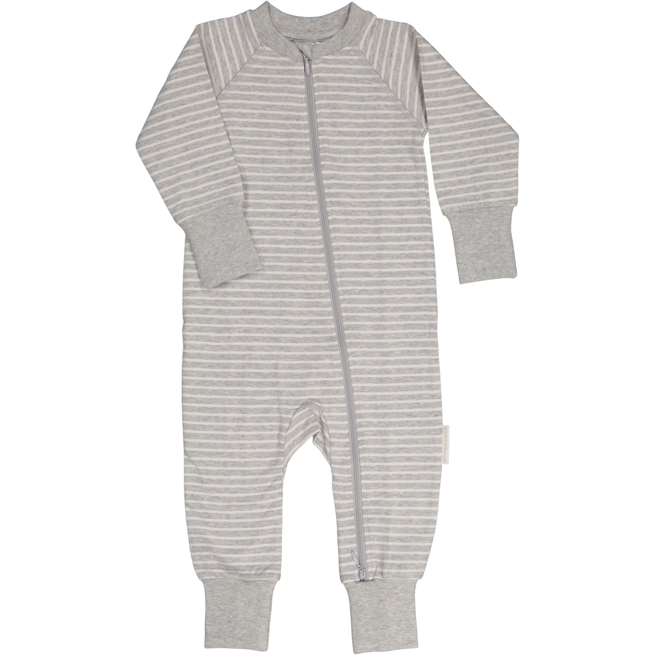 Two way zip - pyjamas Classic Grey mel/white 98/104