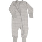 Two way zip - pyjamas Classic Grey mel/white 98/104