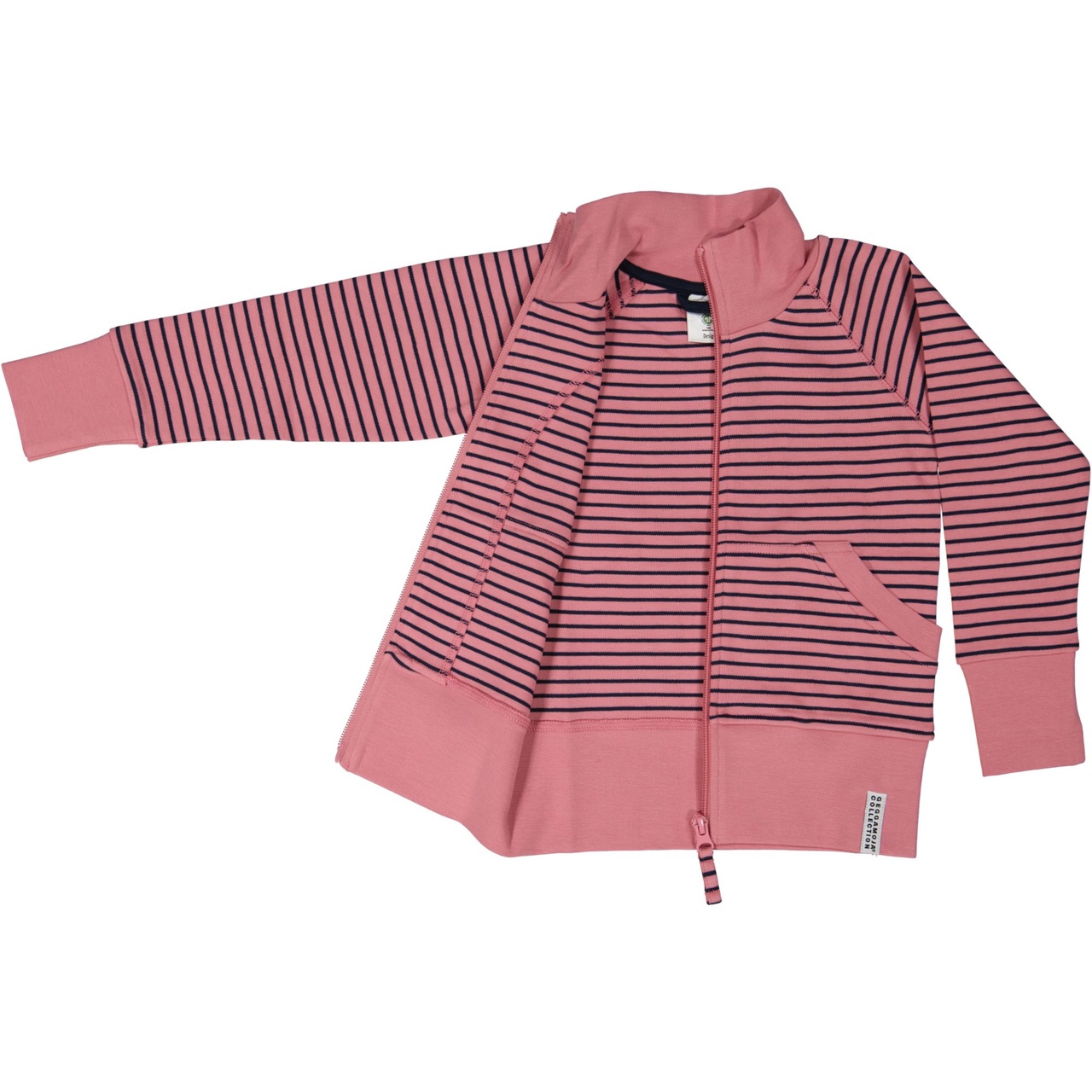 Zip sweater Pink/navy