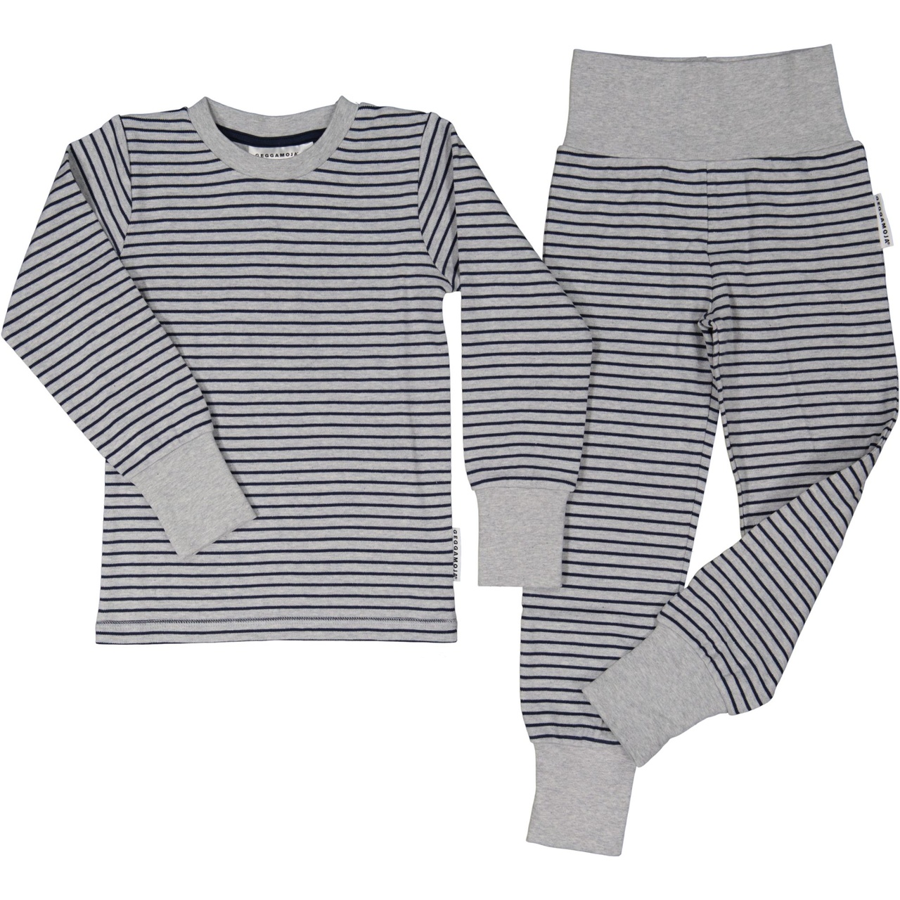 Kaksiosainen pyjama  harmaa mel/navy 122/128