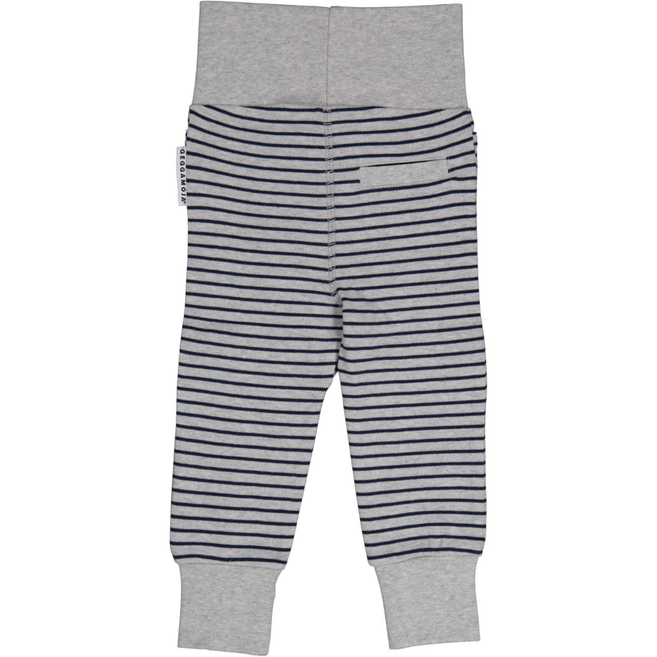 Baby trouser Grey mel/navy 74/80