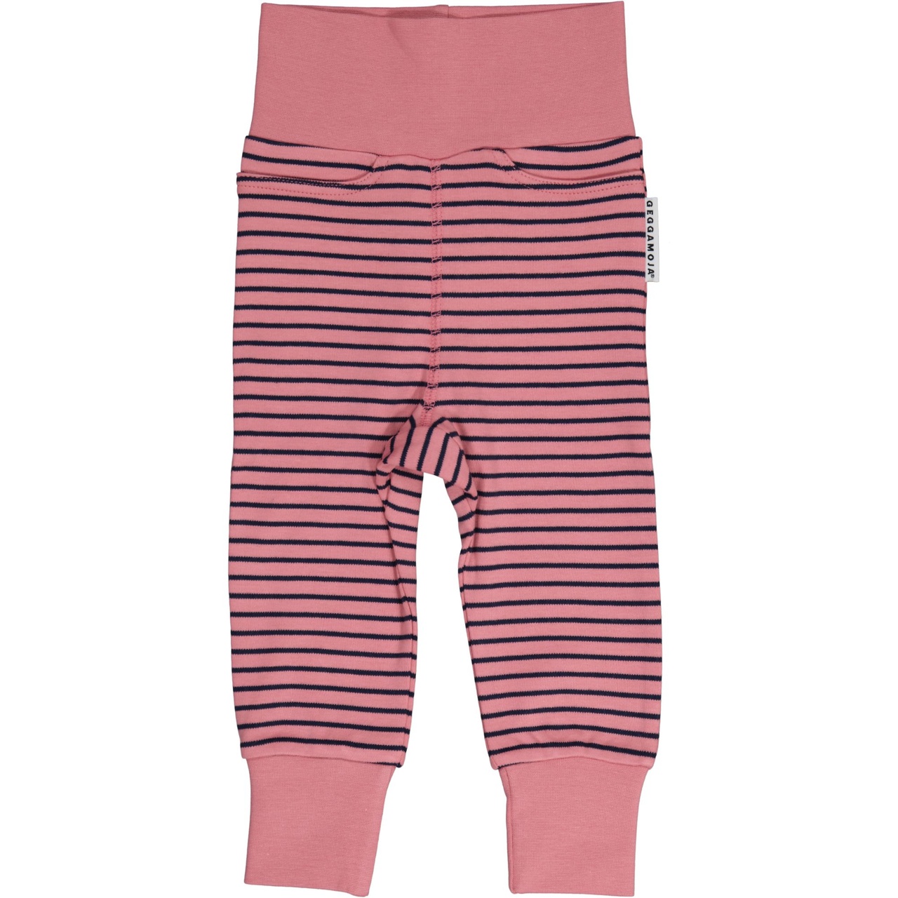 Vauvan housut vaaleanpunainen/laivastonsininen 74/80