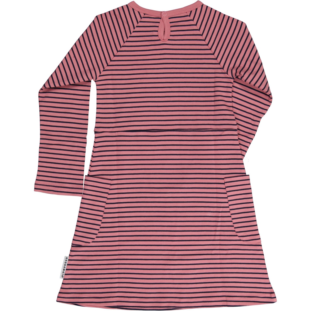 Pocket dress Pink/navy 86/92