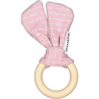 Classic wooden teething ring Pink