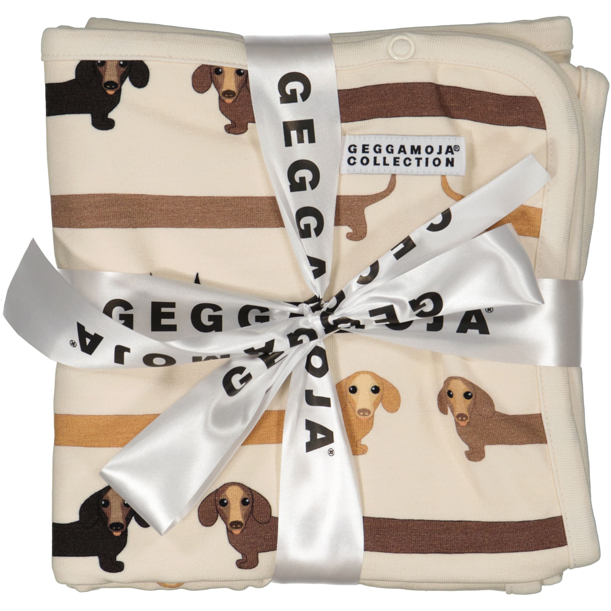 Bamboo baby blanket Sausage dogs