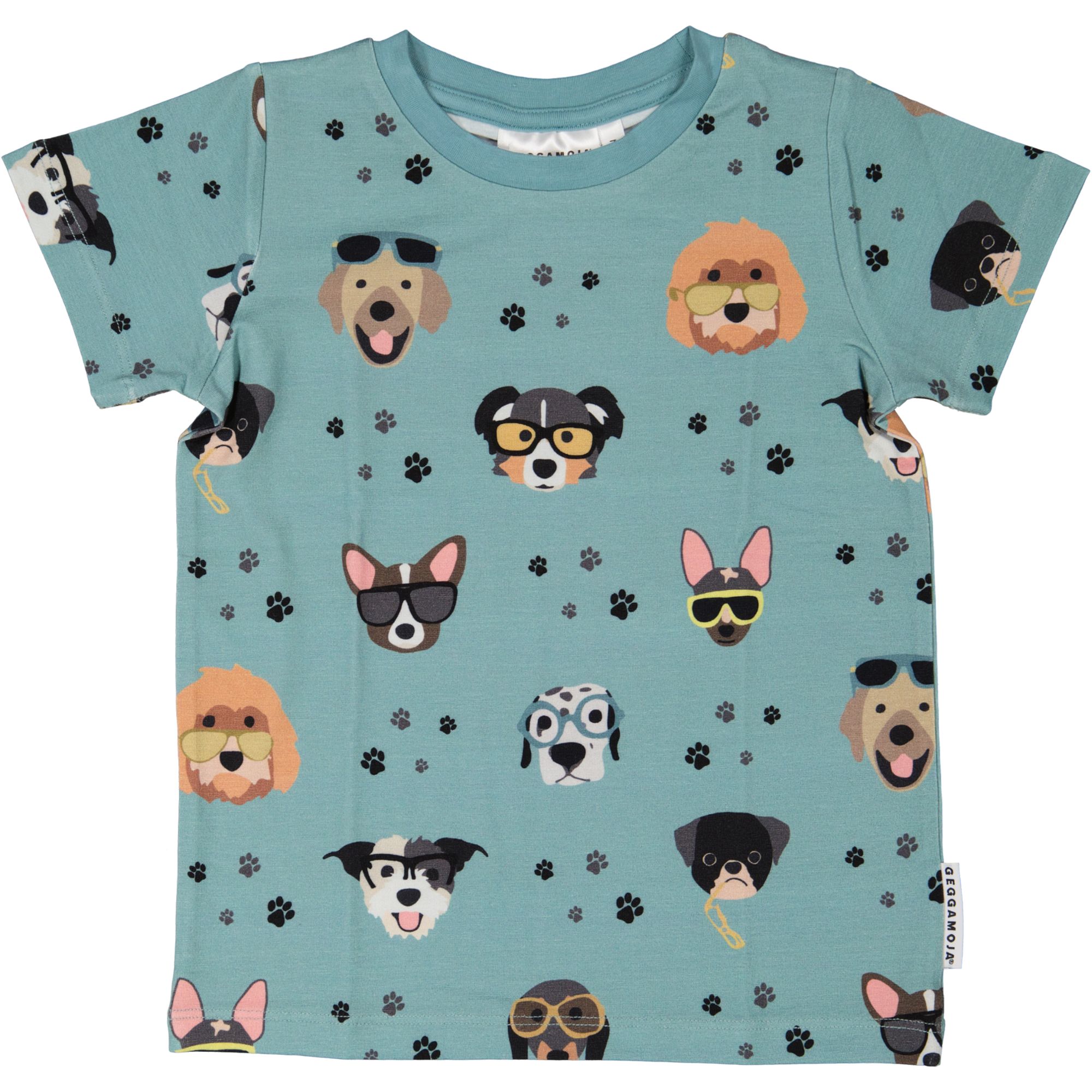 T-shirt Bambu Doggy Cool Blå