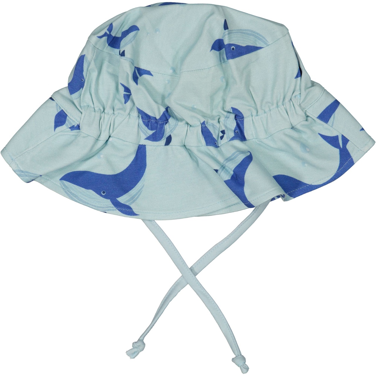Bamboo Sunny hat L.blue whale  0-4M