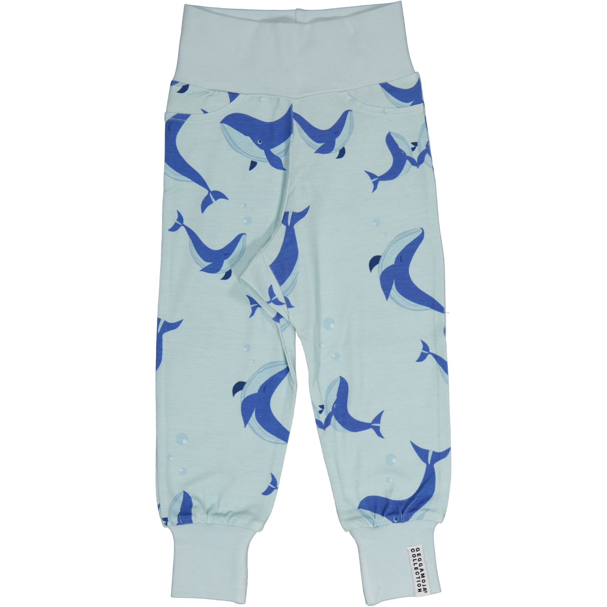 Bamboo Baby pants L.blue whale