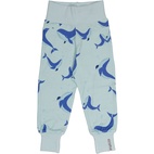 Bamboo Baby pants L.blue whale  86/92